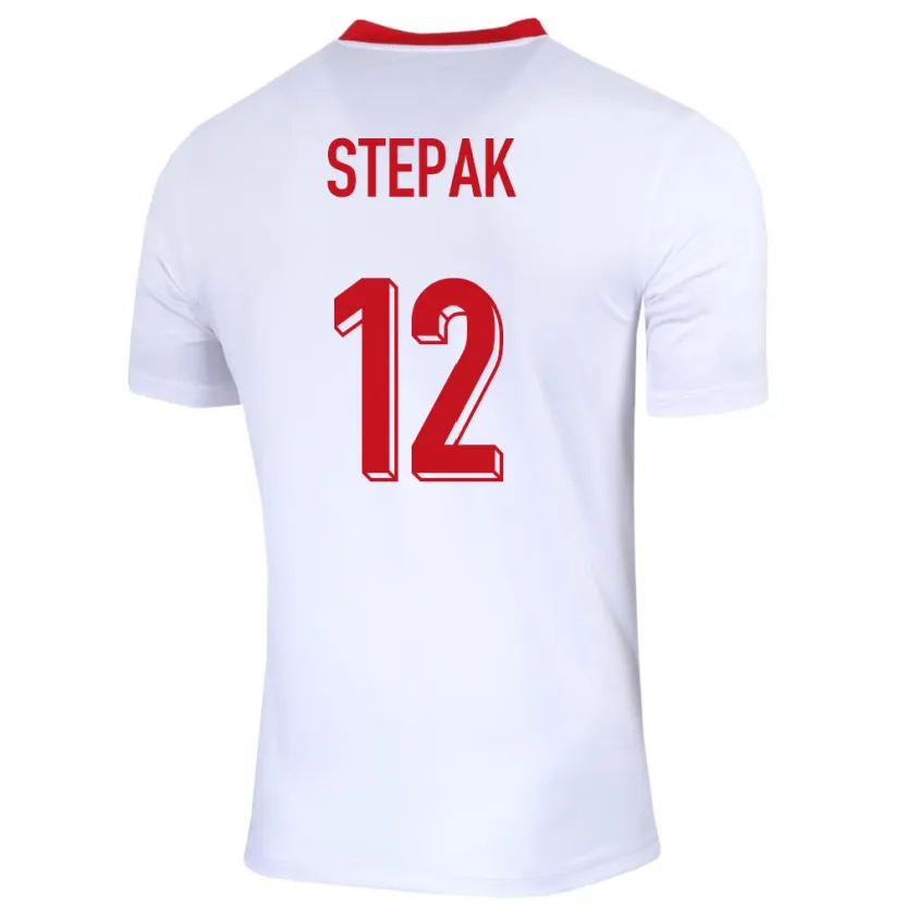 DanxenメンズポーランドJakub Stepak#12白ホームシャツ24-26ジャージーユニフォーム