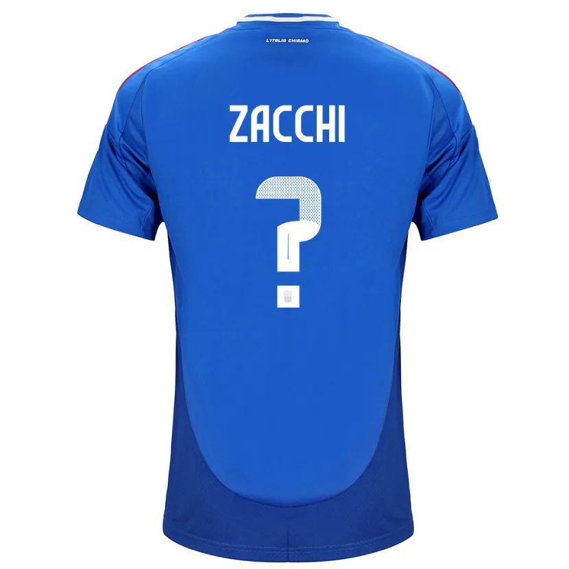 DanxenメンズイタリアGioele Zacchi#0青ホームシャツ24-26ジャージーユニフォーム