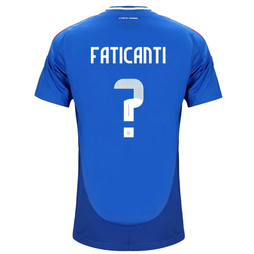 DanxenメンズイタリアGiacomo Faticanti#0青ホームシャツ24-26ジャージーユニフォーム