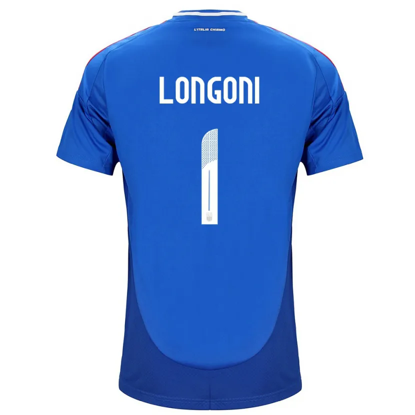 DanxenメンズイタリアAlessandro Longoni#1青ホームシャツ24-26ジャージーユニフォーム