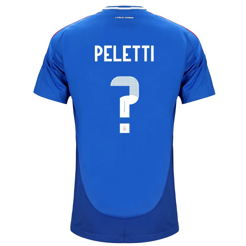 DanxenメンズイタリアLamberto Peletti#0青ホームシャツ24-26ジャージーユニフォーム