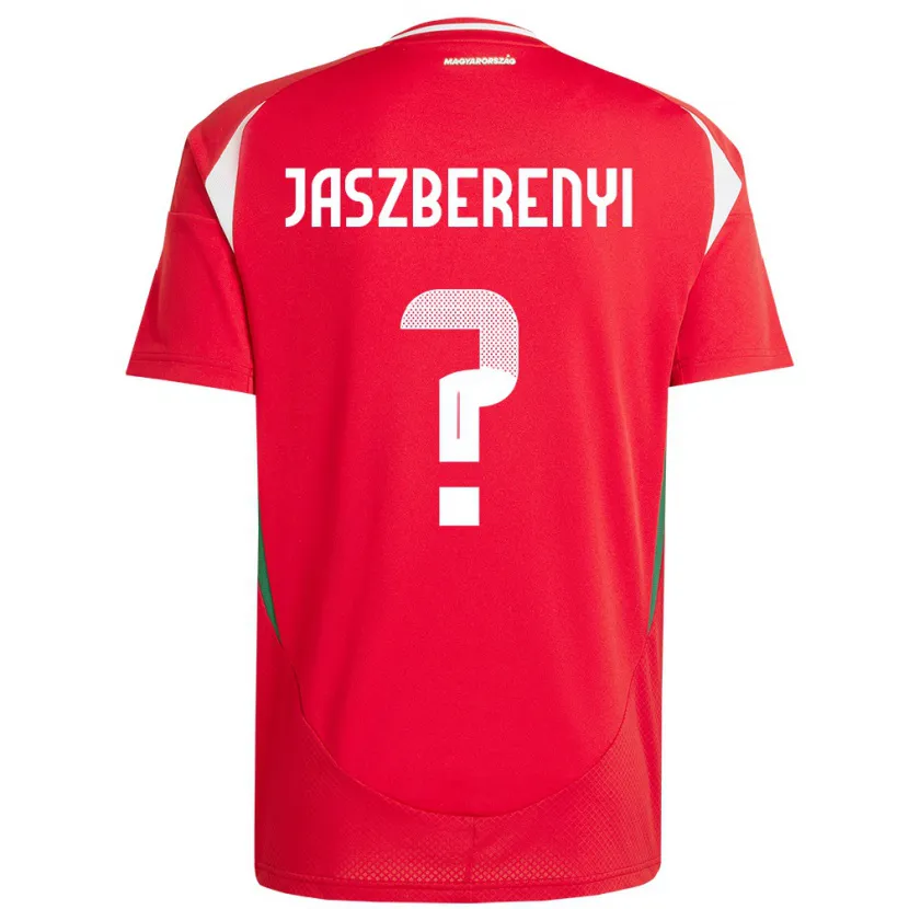 DanxenメンズハンガリーPéter Jászberényi#0赤ホームシャツ24-26ジャージーユニフォーム