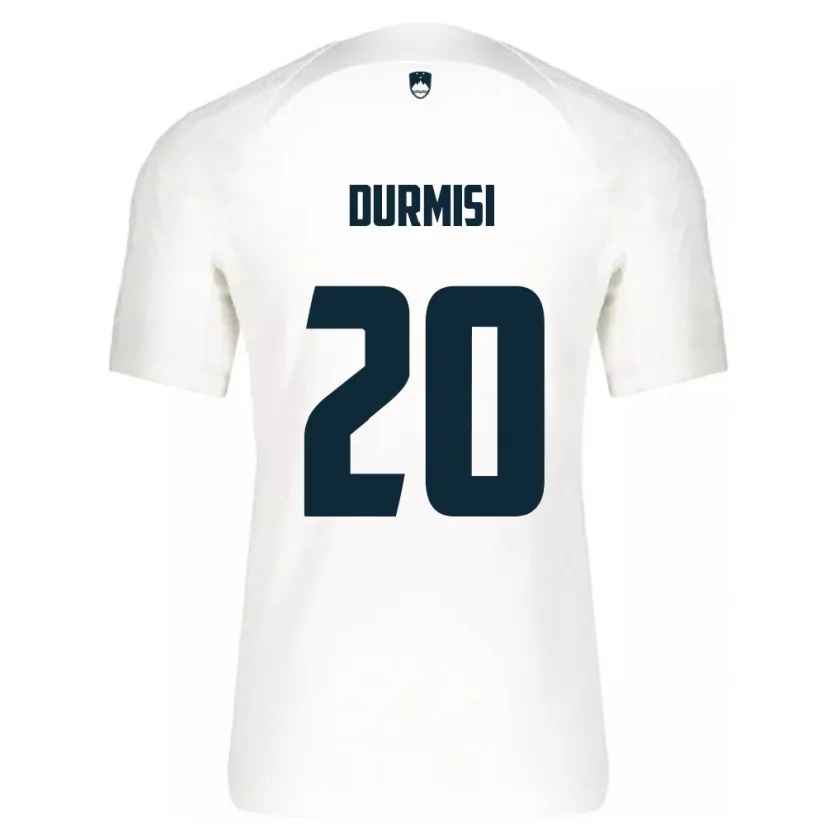 DanxenメンズスロベニアArman Durmisi#20白ホームシャツ24-26ジャージーユニフォーム