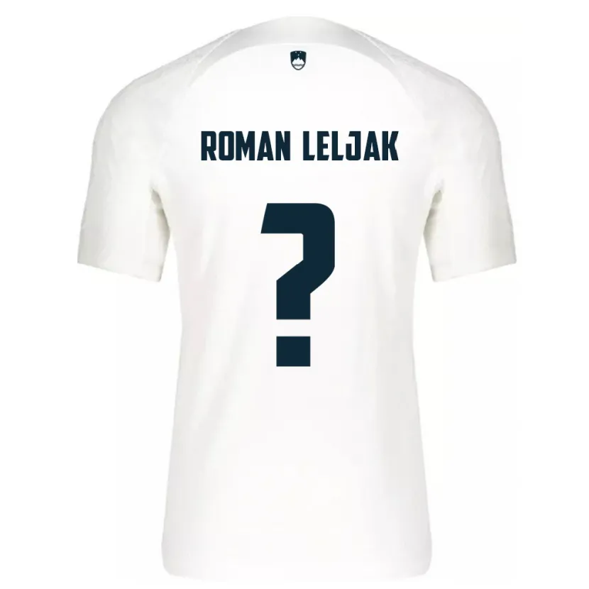 DanxenメンズスロベニアNejc Roman Leljak#0白ホームシャツ24-26ジャージーユニフォーム