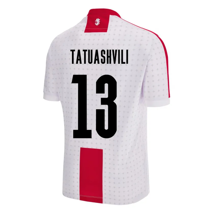 DanxenメンズジョージアTamar Tatuashvili#13白ホームシャツ24-26ジャージーユニフォーム