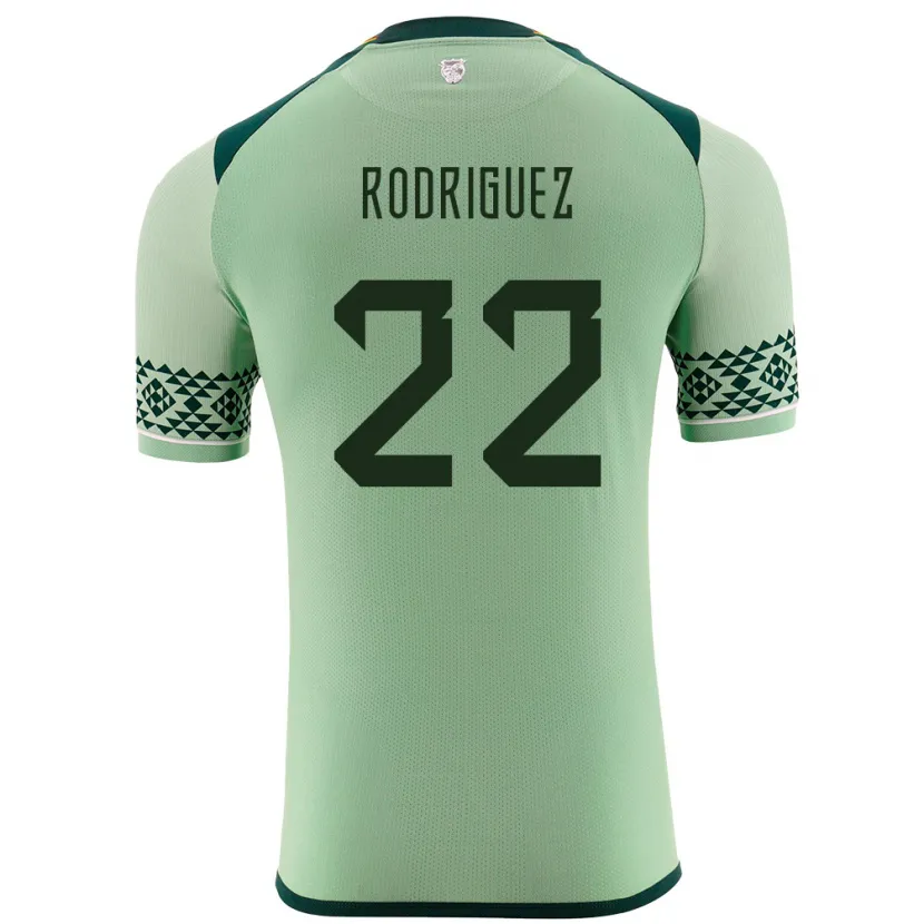 DanxenメンズボリビアCarlitos Rodriguez#22ライトグリーンホームシャツ24-26ジャージーユニフォーム