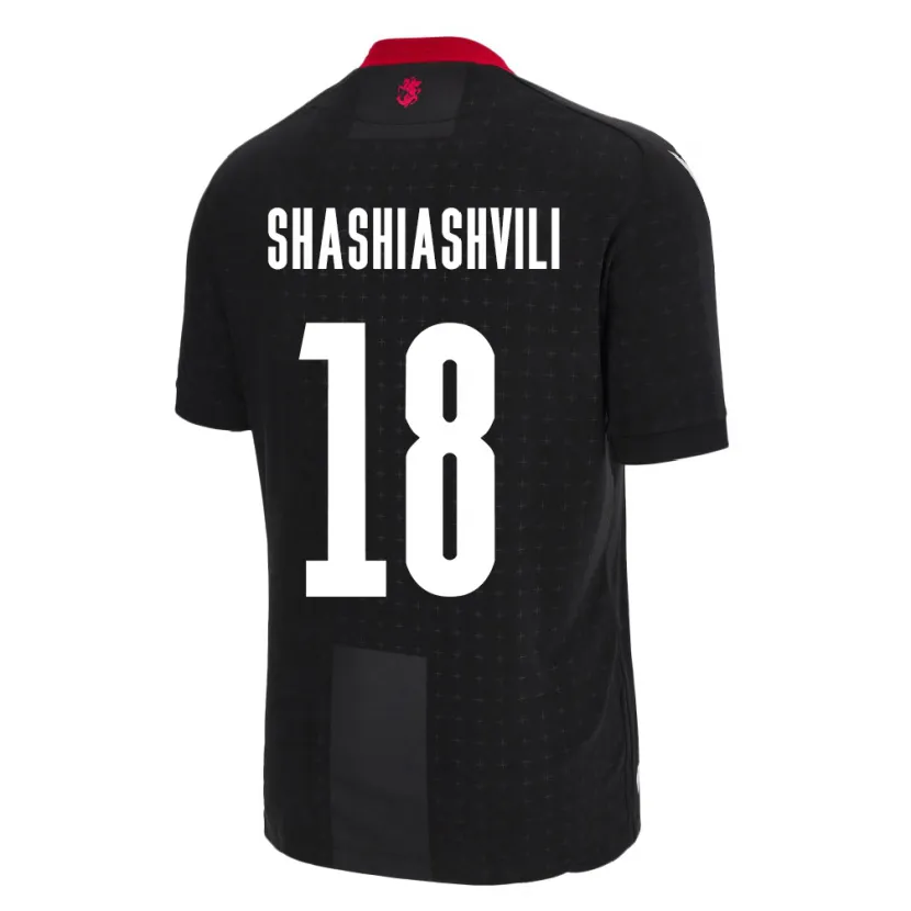 DanxenメンズジョージアLuka Shashiashvili#18黒アウェイシャツ24-26ジャージーユニフォーム