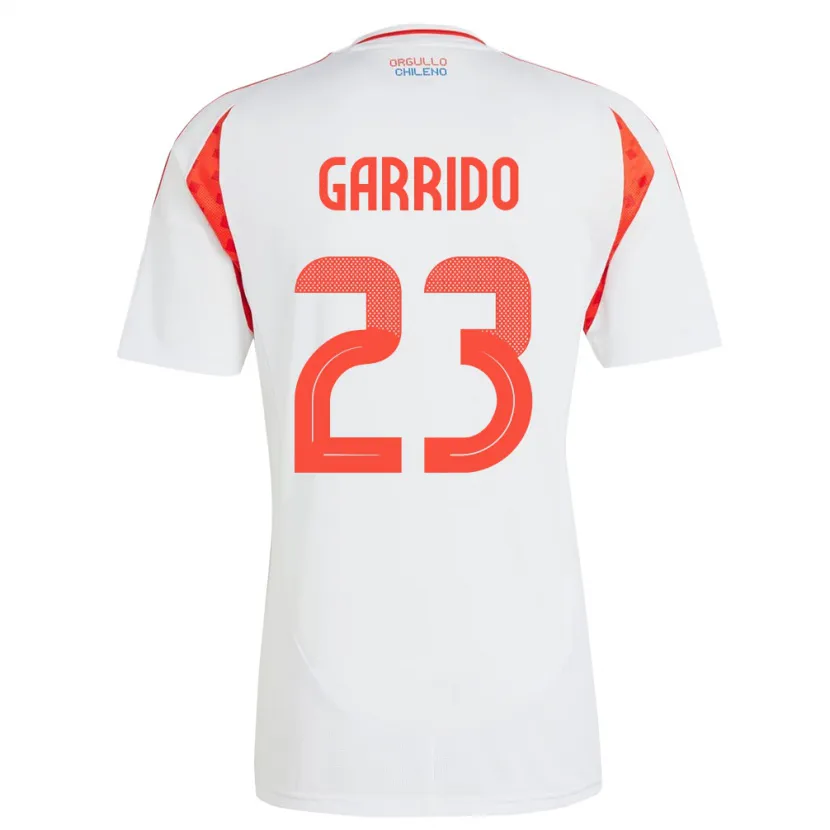 DanxenメンズチリPedro Garrido#23白アウェイシャツ24-26ジャージーユニフォーム