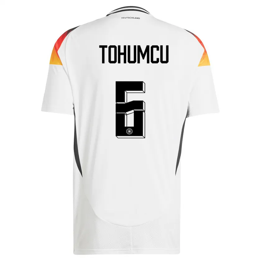 DanxenレディースドイツUmut Tohumcu#6白ホームシャツ24-26ジャージーユニフォーム