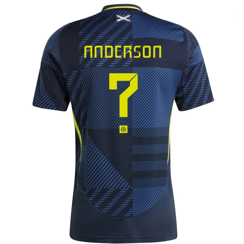 DanxenレディーススコットランドMatthew Anderson#0濃紺ホームシャツ24-26ジャージーユニフォーム