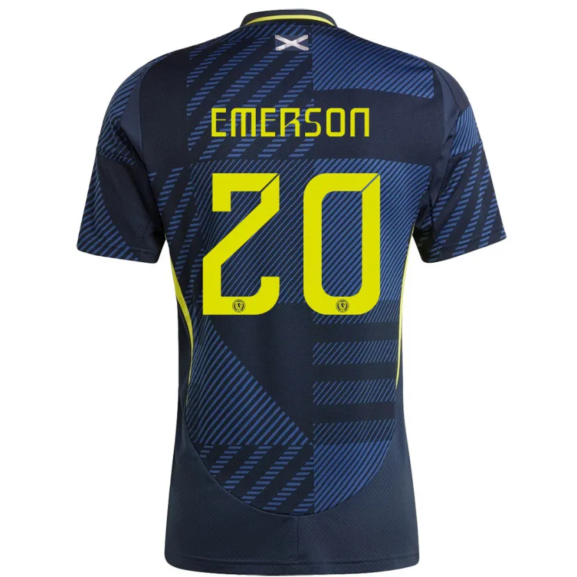 DanxenレディーススコットランドJohnny Emerson#20濃紺ホームシャツ24-26ジャージーユニフォーム