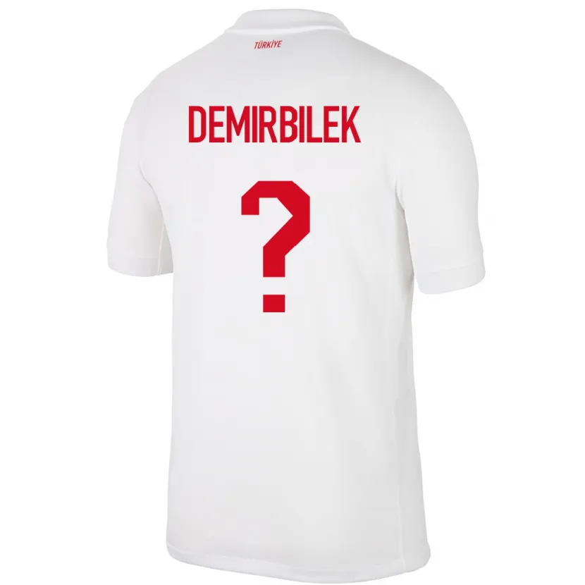 DanxenレディーストルコAli Demirbilek#0白ホームシャツ24-26ジャージーユニフォーム