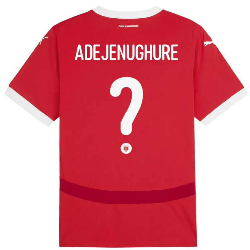 DanxenレディースオーストリアOghenetejiri Adejenughure#0赤ホームシャツ24-26ジャージーユニフォーム