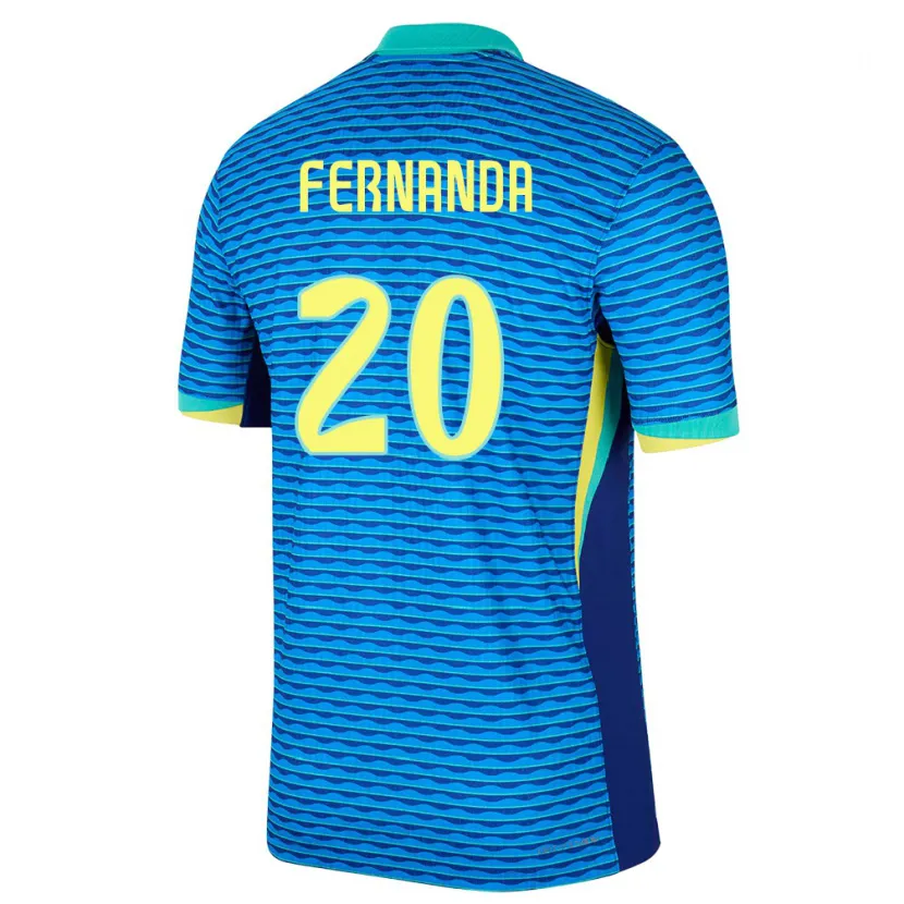 DanxenレディースブラジルFernanda Palermo#20青アウェイシャツ24-26ジャージーユニフォーム