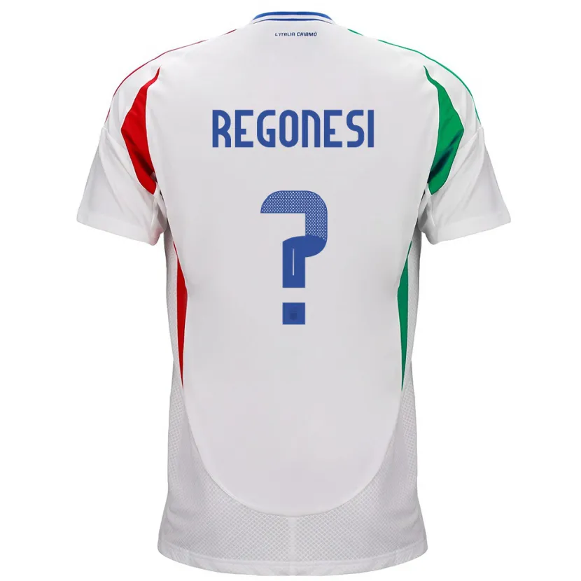 DanxenレディースイタリアIacopo Regonesi#0白アウェイシャツ24-26ジャージーユニフォーム