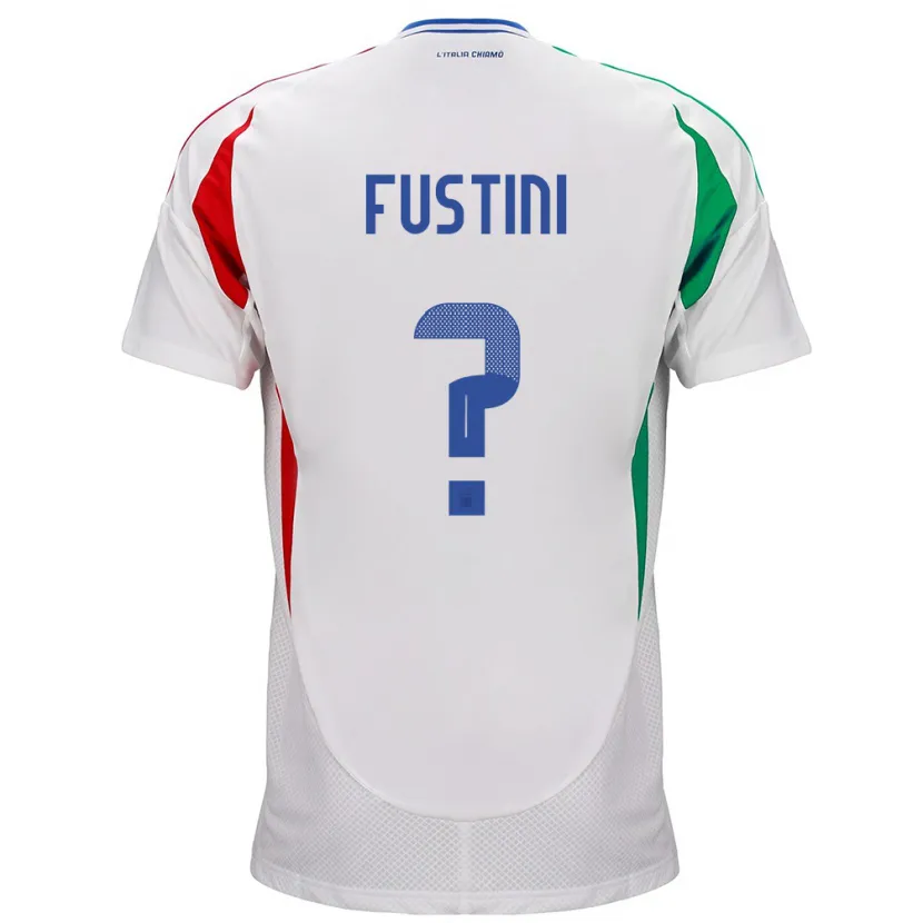 DanxenレディースイタリアKevin Fustini#0白アウェイシャツ24-26ジャージーユニフォーム