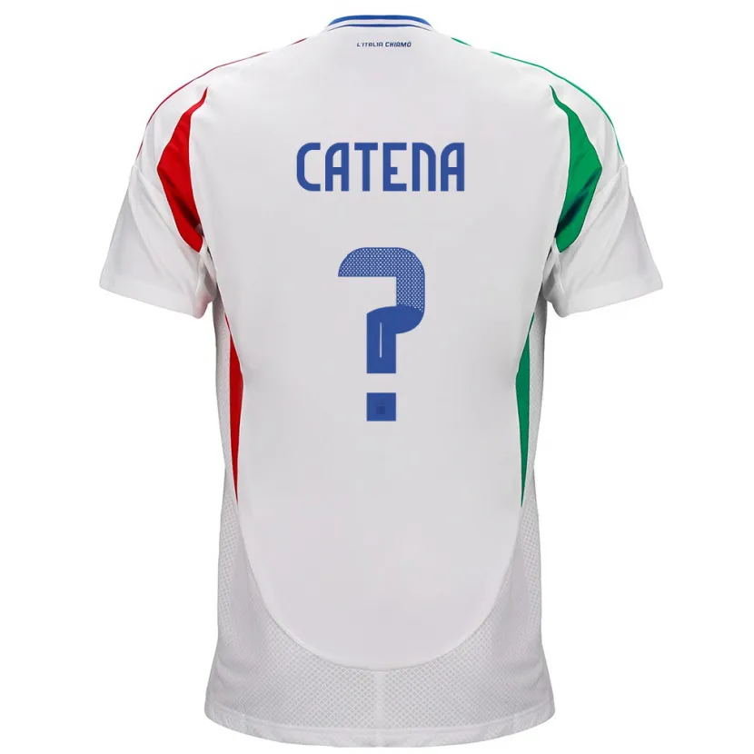 DanxenレディースイタリアMichela Catena#0白アウェイシャツ24-26ジャージーユニフォーム