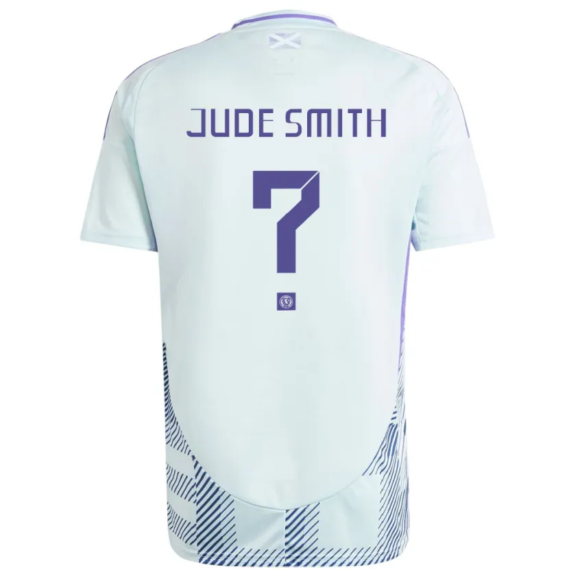 DanxenレディーススコットランドJude Smith#0ライトミントブルーアウェイシャツ24-26ジャージーユニフォーム