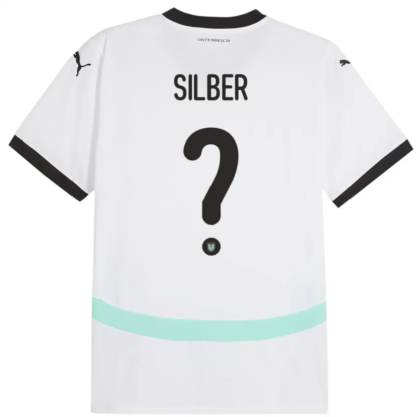 DanxenレディースオーストリアFabian Silber#0白アウェイシャツ24-26ジャージーユニフォーム