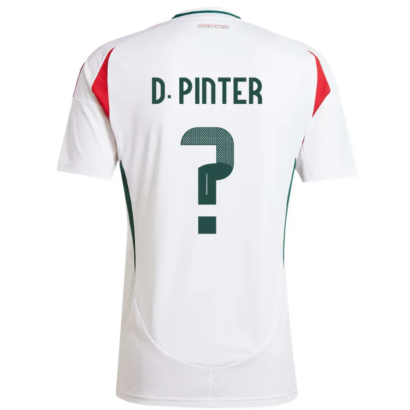 DanxenレディースハンガリーDaniel Pinter#0白アウェイシャツ24-26ジャージーユニフォーム