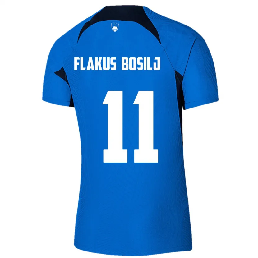 DanxenレディーススロベニアDavid Flakus Bosilj#11青アウェイシャツ24-26ジャージーユニフォーム